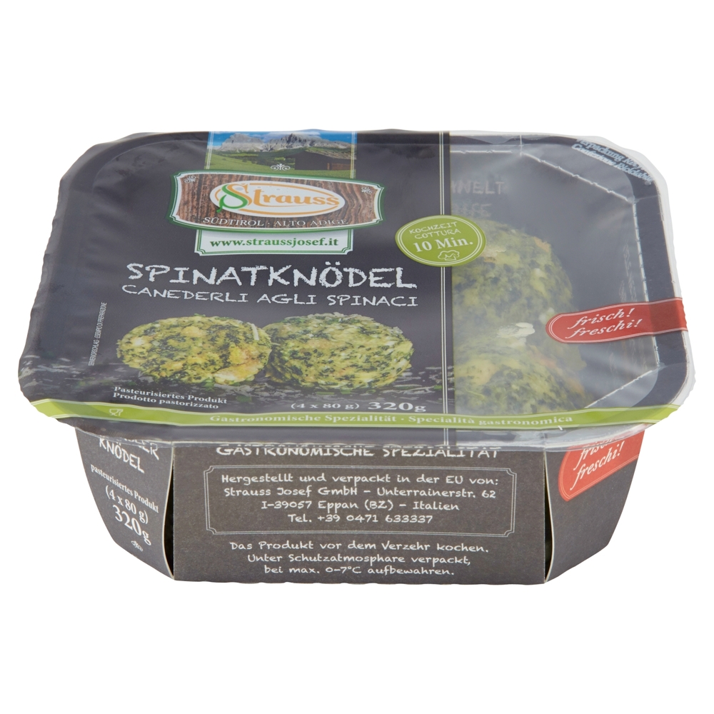 Strauss Canederli agli Spinaci 4 x 80 g